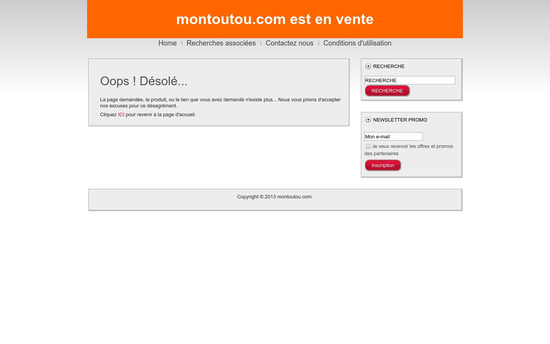capture écran du site http://www.montoutou.com/